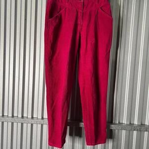 Vintage womans in a hot pink